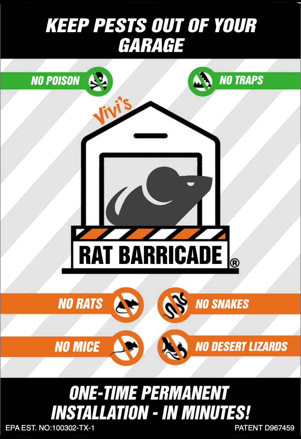 Rat Poison - Rat Traps - Rat Barricade